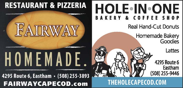 a graphic with Fairway Homeade and Hole IN One contact information